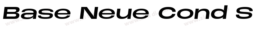 Base Neue Cond SemBd字体转换